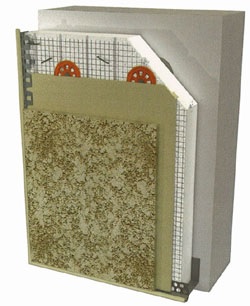 ITE Var (83), finition enduit hydraulique isolation extérieure enduit hydraulique sur isolant
